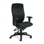 Global Synopsis 5080-3 Multi-Tilter Fabric High-Back Executive Office Chair (Shown in Black)