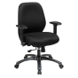 Office Star Pro-Line II Elite 24-Hour High-Intensity Fabric Mid-Back Ergonomic Chair