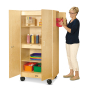 Jonti-Craft Hideaway Classroom Storage Cabinet, Mobile