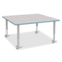 Jonti-Craft Berries 48" D Square Mobile Classroom Activity Table