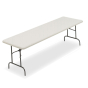 Iceberg IndestrucTable Industrial 30" x 96" Heavy Duty Folding Table (Shown in Platinum)