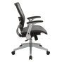 Office Star Space Seating Professional AirGrid Mesh Mid-Back Managers Chair, Grey