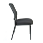 Eurotech Dakota 2 Mesh-Back Fabric Mid-Back Stacking Guest Chair