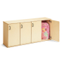 Jonti-Craft Young Time 4-Section Stacking School Locker
