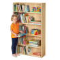 Jonti-Craft Young Time 5-Shelf Adjustable Bookcase