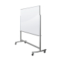 Best-Rite 74951 Visionary Move 6 ft. x 4 ft. Magnetic Mobile Glass Whiteboard