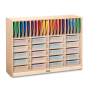 Jonti-Craft Homework Station with Clear Paper-Trays (folders not included)