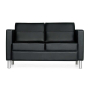 Global Citi 7876 Commercial Faux Leather Lounge Loveseat