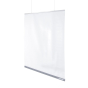 Goff Hanging Clear PVC Sneeze Guard (48" W x 54" H)