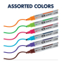 Quartet Premium Glass Board Dry Erase Marker, Medium Bullet Tip, Assorted Colors, 6/Pack