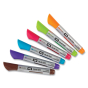 Premium Glass Board Dry Erase Marker, Medium Bullet Tip, Assorted Colors, 6/Pack