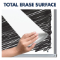 Quartet Total Erase 29" x 40" Presentation Easel, Silver Frame