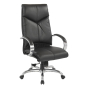 Office Star Deluxe Top Grain Leather High-Back Executive Office Chair