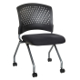 Office Star Pro-Line II Deluxe Plastic-Back FreeFlex Fabric Nesting Folding Chair, 2-Pack