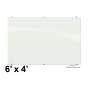 Best-Rite Visionary 6 ft. x 4 ft. Magnetic Glass Whiteboard (Shown in Glossy White)