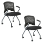 Office Star 2-Pack Deluxe FreeFlex Fabric Nesting Folding Chair (Model 84330-30)
