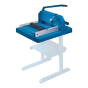 Dahle 846 16-7/8" 500 Sheet Capacity Professional Stack Cutter Shown with Optional Stand