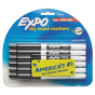 Expo Low-Odor Dry Erase Marker, Fine Point, Black, 12-Pack