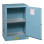 Just-Rite Sure-Grip EX 891222 Compac Self Close One Door Corrosives Acids Steel Safety Cabinet, 12 Gallons, Blue (manual closing door shown)