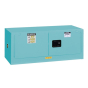 Just-Rite Sure-Grip EX 891302 Piggyback Two Doo Corrosives Acids Steel Safety Cabinet, 12 Gallons, Blue