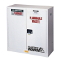 Just-Rite 8945053 Flammable Waste Two Door Safety Cabinet, 45 Gallons, White 
