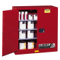 Justrite Sure-Grip EX 40 Gal Combustibles Storage Cabinet (Shown in Red)