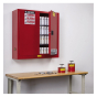 Justrite Sure-Grip EX 20 Gal Wall Mount Flammable Aerosol Can Storage Cabinet