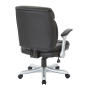 Office Star Work Smart Executive Eco-Leather Mid-Back Executive Office Chair