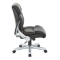 Office Star Work Smart Executive Eco-Leather Mid-Back Executive Office Chair