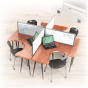 Balt MooreCo Dry Erase Desk Privacy Panels