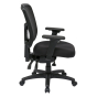 Office Star Pro-Line II Dual-Function ProGrid Mesh-Back Fabric Mid-Back Managers Chair