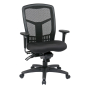 Office Star Multifunction ProGrid Mesh-Back Fabric High-Back Managers Chair