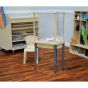 Wood Designs Synergy 30" W x 24" D Adjustable High Pressure Laminate Student Desk with Sneeze Guard