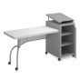 Oklahoma Sound Edupod Lectern Teacher Desk, Grey
