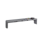 Tennsco RE-1060 Electronic Riser with End Supports (60" W x 10-1/2" D x 12" H) - Shown in Medium Grey
