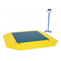Vestil SCALE-LP 4' W x 4' L Low Profile Ramp Floor Scales 5000 to 20,000 lbs. Capacity
