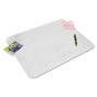 Artistic 12" x 17" Krystal View Desk Pad with Microban, Matte, Clear