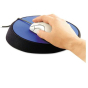 Allsop 9" Diameter Wrist Aid Ergonomic Circular Mouse Pad, Cobalt