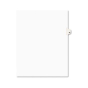 Avery Preprinted "83" Tab Letter Dividers, White, 25/Pack