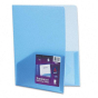 Avery 8-1/2" x 11" Poly Two-Pocket Portfolio, Translucent Blue