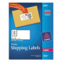Avery 2" x 4" Laser and Inkjet Printer Internet Shipping Labels, White, 250/Pack