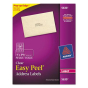 Avery 2-5/8" x 1" Easy Peel Laser Mailing Labels, Clear, 750/Box