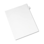 Avery Allstate Preprinted "D" Tab Letter Dividers, White, 25/Pack