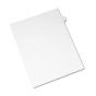Avery Allstate Preprinted "E" Tab Letter Dividers, White, 25/Pack