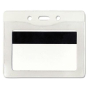 Advantus 3-7/8" x 2-5/8" Horizontal Security ID Badge Holder, Clear, 50/Box