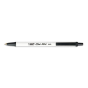 BIC Clic Stic 1 mm Medium Retractable Ballpoint Pens, Black, 12-Pack