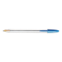 BIC Cristal 1 mm Medium Stick Ballpoint Pens, Blue, 12-Pack
