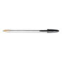 BIC Cristal 1 mm Medium Stick Ballpoint Pens, Black, 12-Pack