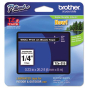 Brother P-Touch TZE315 TZe Series 1/4" x 26.2 ft. Standard Labeling Tape, White on Black
