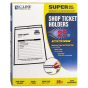 C-Line 8-1/2" x 11" Clear Stitched Shop Ticket Holder, 25/Box